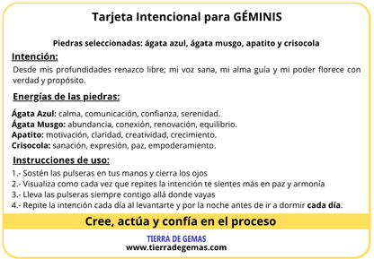 Set Pulseras Geminis