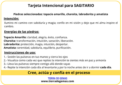 Set Pulseras Sagitario