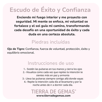 Collar ojo de tigre gota 3-4 cm