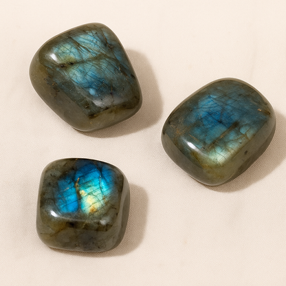 Pack 3 piedras Labradorita - Intuición y Protección