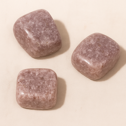 Pack 3 piedras Lepidolita - Calma y Equilibrio emocional
