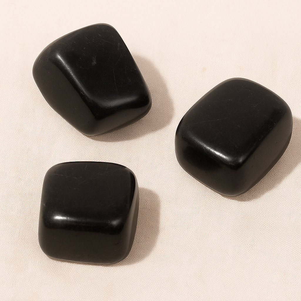 Pack 3 piedras Shungit - Protección Extrema