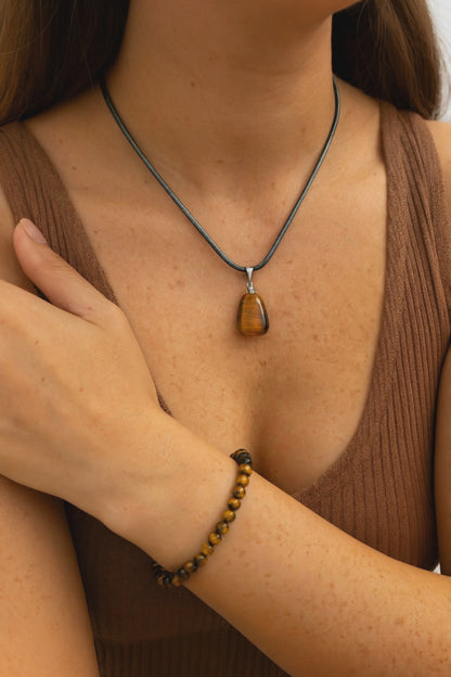 Pack Protección Total Collar + Pulsera Ojo de Tigre