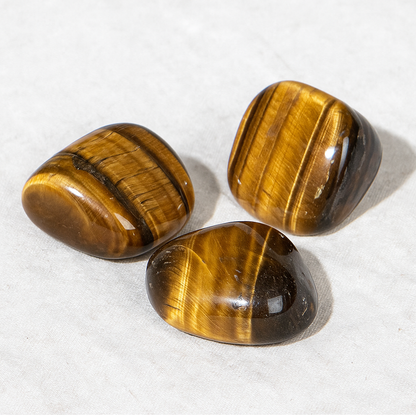 Pack 3 piedras Ojo de Tigre - Fuerza y Poder