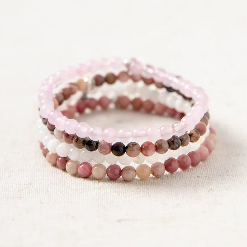 Amor propio y aceptación - Set 4 pulseras