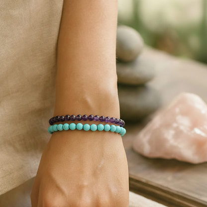 Calma claridad y armonía - Pack 2 pulseras poderosas