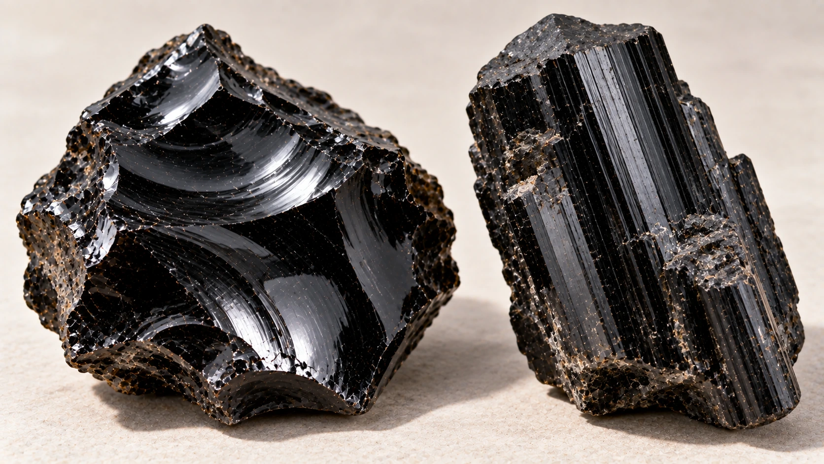 Diferencias entre obsidiana y turmalina negra